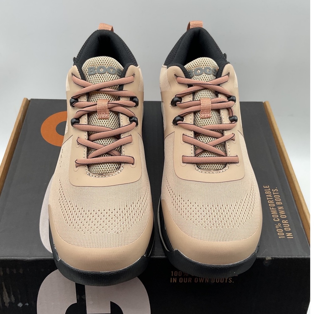 Bogs Sandstone Knit Trainer Composite Toe Work Shoes Taupe Black 79054CT-260